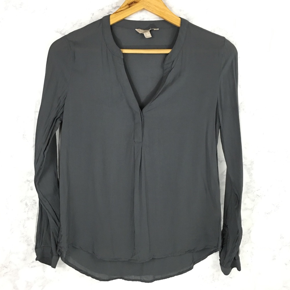 Banana Republic Gray Long Sleeve Tunic